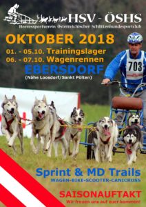Training Camp And Race Off Snow Ebersdorf 2018 Sleddogsport Info